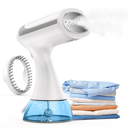 Plancha Vertical Vapor, 1500W Plancha Vapor Vertical con Tanque de Agua 300ml, Calentamiento Rápido de 30 Segundos, Plancha de Viaje, para El Hogar, La Oficina