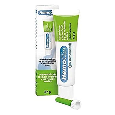 Hemoclin gel para hemorroides. Preve y trata las hemorroides, molestias y fisuras anales. Compuestos naturales apto para embarazadas - 37 gr