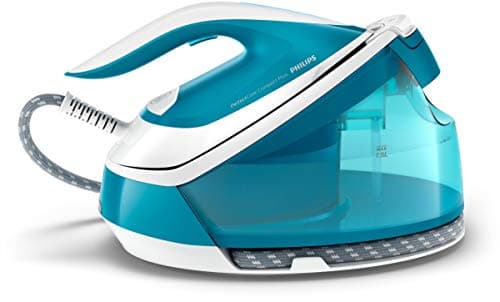Philips Domestic Appliances GC7920/20 Centro Philips-PE Planchado 6,5 Bares PERFECTCARE Compact Plus: SIN AJUSTES DE Temperatura con TECN, 2400 W, 1.5 litros, Plástico, Color Blanco