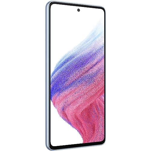 Samsung Galaxy A53 5G, Smartphone Android, 6,5 Pulgadas, 6 GB de RAM y 128 GB de Memoria Interna Ampliable, batería de 5000 mAh, Azul Awesome [Versión Italiana]