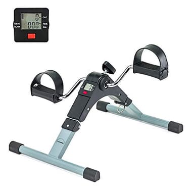 PINNERS Pedales Estáticos Ejercicio, Mini Bicicleta Estática Plegable, Pedaleador Estático, Aparato de Ejercicio en Casa, Pedales Personas Mayores, Pedaleador para Ancianos, Pedalier