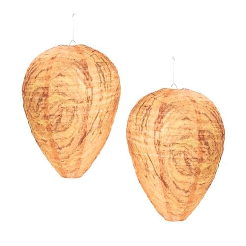 La Esencia 4 Nido Repelente de Avispas Ahuyentador Reutilizable, Trampa Avispas Hogar Casa y Jardin, Proteccion contra Insectos, Ahuyenta Avispas Ecológico de Exterior | 4 Piezas
