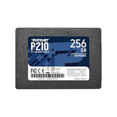 Patriot P210 SSD 256GB SATA III Disco Sólido Interno 2.5" - P210S256G25