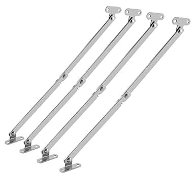 QWORK 4 Piezas Bisagra Plegable Bisagra Abatible para Caja, Armario, Muebles