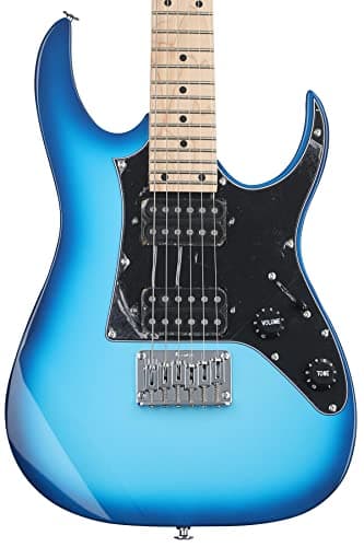 Ibanez GRGM21M-WNS GIO RG Mikro Series - Guitarra eléctrica, color azul