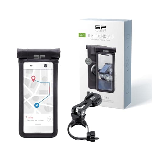 SP CONNECT Soporte Universal para Móvil Bicicleta | CEP+ | Soporte Universal para Móvil para Manillar de Bicicleta | Soporte para teléfono móvil para bicicleta de montaña y carretera | Soporte para te