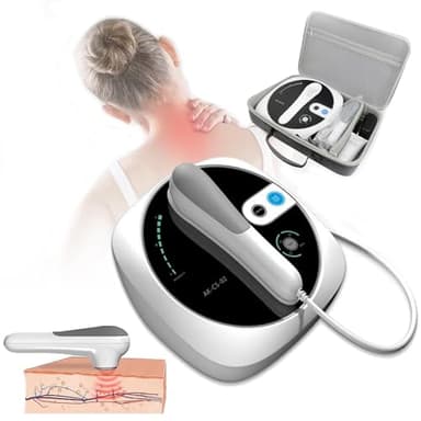 Máquina de fisioterapia ultrasónica, alivio del dolor corporal, masajeador muscular profundo para rodillas, hombros, brazos lumbares, cuello, mejora la flexibilidad y el rango de movimiento