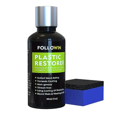 FOLLOWIN Kit de revestimiento de cerámica para restauración rápida de plástico para durar más de 200 lavados
