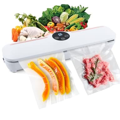 MXTIMWAN Envasadora al Vacío Domesticas, Maquina Envasar al Vacio Alimentos, Vacuum Sealer, Maquina de Vacio para Alimentos, Selladora al Vacío