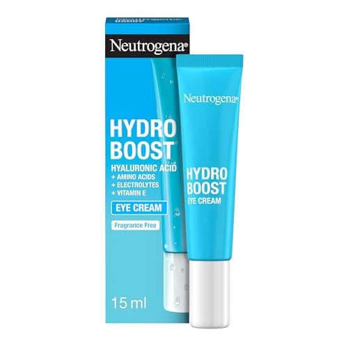 Neutrogena Hydro Boost Contorno de Ojos (15 ml), crema para el contorno de ojos hidratante con Ácido Hialurónico, Aminoácidos y Vitamina E, crema anti ojeras y bolsas