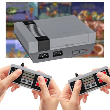 Consola Retro, consolas de juegos con juegos clásicos incorporados, consolas de videojuegos retro con 2 mangos de juego, consolas de juegos de 8 dígitos, salida av, consolas de juegos retro admiten TV