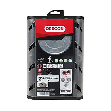 Oregon Cabezal universal Jet Fit de 4 hilos para desbrozadoras de eje recto de 40 cc o más, carga fácil, uso intensivo o profesional, con hilo de corte Flexiblade (111111)