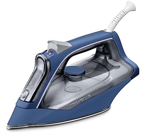 Rowenta plancha vapor Effective, 2400 W, golpe de vapor, suela acero inoxidable antiarañazos, función antigoteo, ajuste manual, asa ergonómica, punta precisión