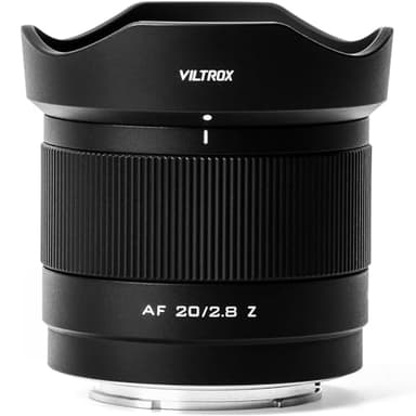 VILTROX 20MM F2.8 FE, 20MM F/2.8 Z-Mount Full Frame AF Lente para Nikon Z Mount,Lente Gran Angular Prime para Nikon Z Mount Z5 Z50 Z6 Z6II Z7 Z7II ZFC Z30 Z9 Z8 ZF Z6III