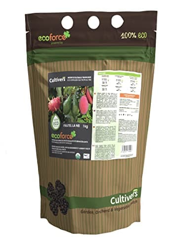 CULTIVERS Abono árboles Tropicales Ecológico 1 kg. Fertilizante para Aguacate, Mango, Litchi, Pitahaya, Papaya y Guayaba