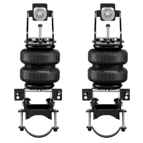 VEVOR Kit de Suspensión de Bolsa de Aire, Kit de Bolsa de Suspensión de Resortes de Aire Compatible con Ford F250/F350 2WD 4WD 1999-2004 y 2008-2010, Carga de 2267,96 kg, 5 a 100 PSI, Φ 146 x 150 mm