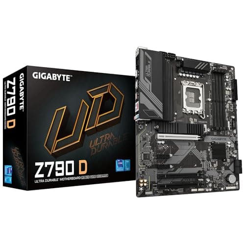 Gigabyte Placa Base Z790 D - Soporta CPU Intel Core de 14ª generación, VRM Digital de 12+1+1 Fases, DDR5 de hasta 7600 MHz (OC), 3 PCIe 4.0 M.2, LAN de 2.5 GbE, USB 3.2 Gen 2