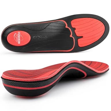 PCSsole plantillas ortopédicas para alivio del dolor para fascitis plantar, plantillas para el dolor de talón, espolones del talón, pies planos, insertos de absorción impactos para mujeres y hombres