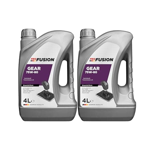 ProFusion Aceite de Transmision 75W80 GL-5 Caja Cambios Manual y Diferenciales Pack de 2 x 4L