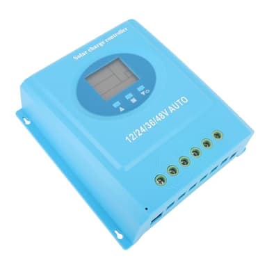 Controlador de Carga Solar MPPT, Regulador de Cargador Solar de Conversión Eficiente para Baterías de Gel Selladas LiFePo4, RV, Barco Marino (120A)