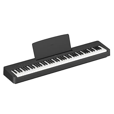 Yamaha P-45 - Piano digital ligero y portátil para aficionados y principiantes, color negro