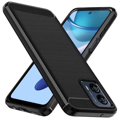 ivoler Funda para Motorola Moto G53 5G, [Protección Militar] Carcasa Protectora Antigolpes, Fina Suave TPU Silicona Caso Delgada Anti-Choques Antihuellas Bumper Case, Negro