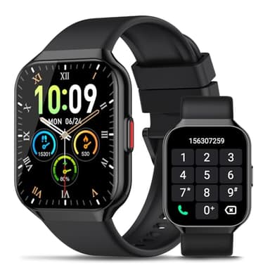 Reloj Inteligente Hombre Mujer con Llamadas Bluetooth, 1.96" HD Smartwatch Hombre con Pulsómetro/Monitor de Sueño, 113+ Deportivos Modos, IP68 Impermeable para Android iOS 2025 Nuevo