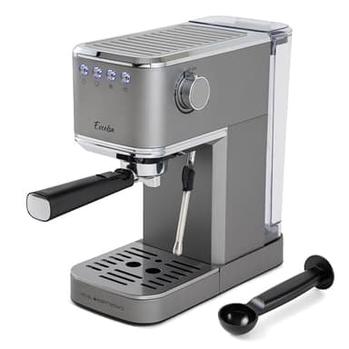 XSQUO Useful Tech Cafetera Express de 1350w, 20 bar, con Vaporizador Orientable y Panel Digital - Vital Espresso Excelsa - Función para café frío