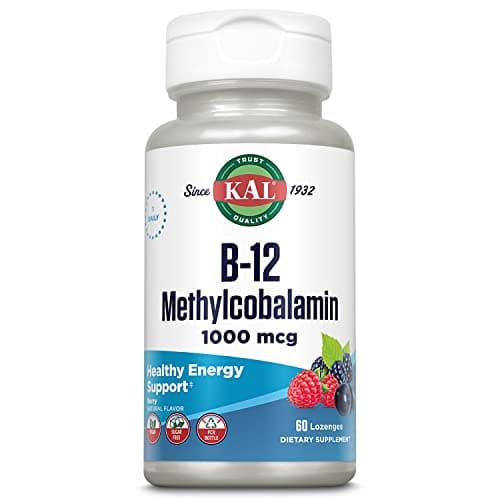 KAL Metilcobalamina Vitamina B12 1000 mcg, 60 Comprimidos