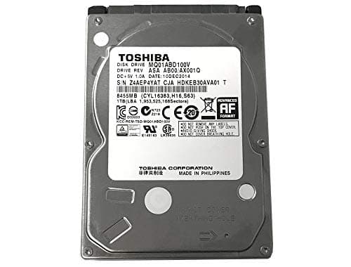 Toshiba Disco duro SATA de 2.5 pulgadas PS3/PS4 de 2.5 pulgadas de caché de 1 TB, 5400 RPM, 8 MB