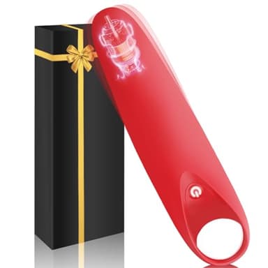 Vibradorador Mujer Juguetes Eroticos Vibrador Vibradorador Clítoris Pequeño Dildo Con 12 Modos Juguetes Eróticos para Pareja Sexuales Vibradores Consoladores.. para Mujer con Vibración (Rojo)