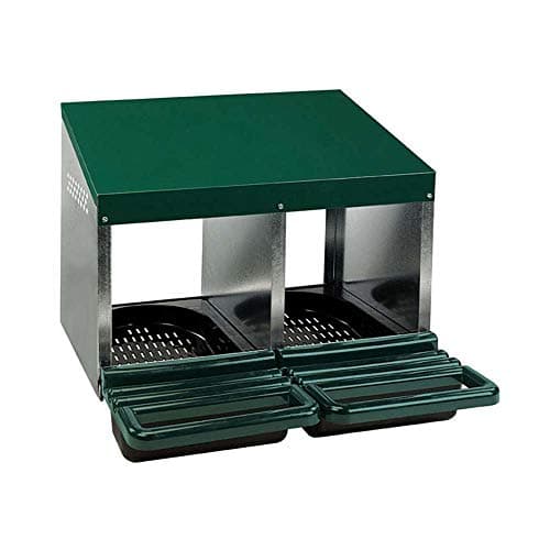 Kerbl Hobbyfarming Ponedero 2 Dptos. con Fondo De Plastico