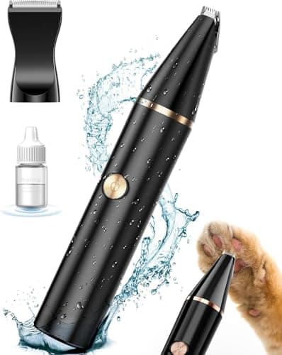 oneisall maquina cortar pelo perros en silencio cortapelos perros Para afeitar áreas pequeñas como patas, ojos, orejas, cara, piernas, etc