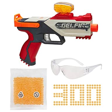 Nerf Pro Gelfire Legion Spring Action Blaster, 5000 Rondas Gelfire, 130 tolva Redonda, Gafas Protectoras, Slam Fire, a Partir de 14 años