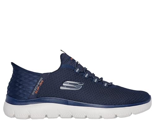 Skechers Summits High Range, Zapatillas Hombre, Navy Mesh Trim, 44 EU