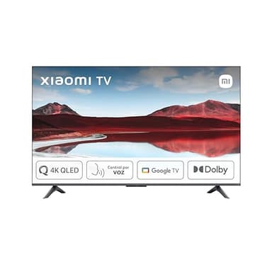 Xiaomi TV A Pro 2025 65" - Smart TV 4K QLED, Google TV, Control por Voz, Dolby Vision, Negro