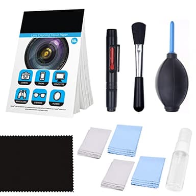 CamKix Cleaning Kit - Pack de Limpieza de Equipos fotográficos (Canon, Nikon, Pentax, Sony) sin Fluido de Limpieza