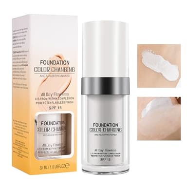 Base maquillaje para pieles maduras. Maquillaje. Corrige el tono de la piel. Hidrata. SPF 15. Adecuado para muchos tonos de piel. 30ML