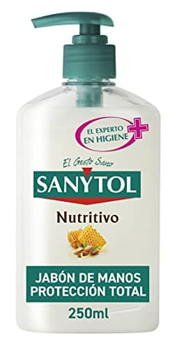 Sanytol con Protección Total Contra Agentes Externos, Jabón de Manos Nutritivo, Dosificador de 250 Ml