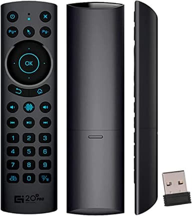 Mando a Distancia Voz Bluetooth, 2024 Nuevo Mando a Distancia Universal para Android TV Box, Smart TV, Laptop, MiniPC, Proyector, HTPC, Reproductor Multimedia