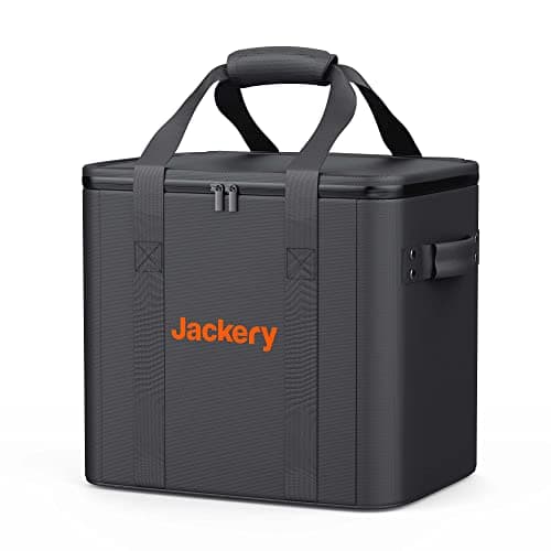Jackery Eva - Bolsa de transporte para generador solar Explorer 1000 Plus/2000 Pro, color negro (E1000 Plus/E2000 Pro no incluido), Negro , utilitario
