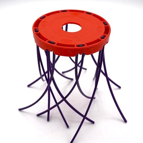 Cabezal multiusos profesional GPG Technic para desbrozadoras apto para corte de hierba alta, limpieza autoblocante y pavimentos exteriores y bordes de parterres. (naranja)