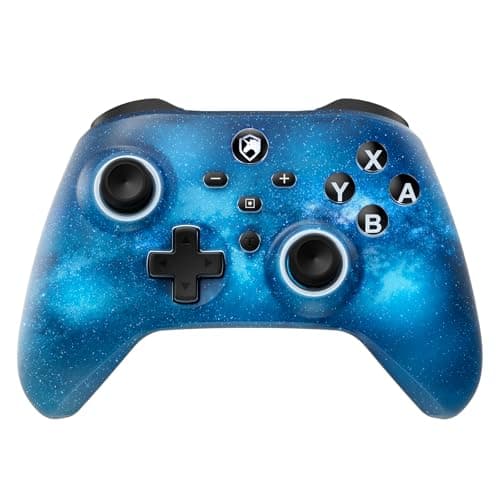 ECHTPower Mando para Switch, 2024 Mando Inalámbrico con Luces, Batería 1000mAh, Hall Trigger, con Giroscopio, Turbo, Vibración, Macro, Shift, Pro Controller Wireless para Switch/PC/Android/iOS