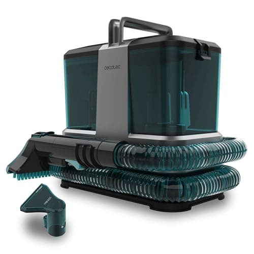 Cecotec Limpiatapicerías con Cable Conga 2000 Carpet&Spot Clean Compact. Aspirador de Tapicerías con 330 W de potencia, diseño compacto y depósitos de 800 ml y 500 ml.