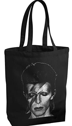 ApeWear David Bowie - Bolsa de tela, color negro, Negro , 13 Liter