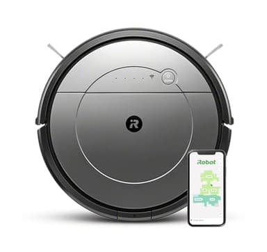 iRobot Roomba Combo - Robot Aspirador y Friegasuelos - Conectado a WiFi con Diferentes Modo de Limpieza - Aspiración Potente - Sugerencias Personalizadas - Compatibilidad con los asistentes de Voz