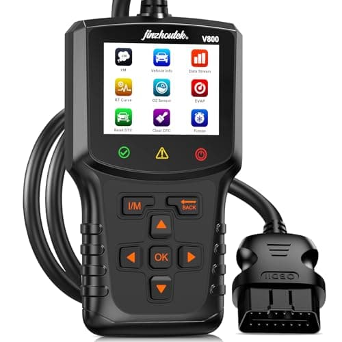 OBD2 Diagnosis Coche OBD Scanner: Máquina Diagnostico para Coche Multimarca- Lector Códigos Fallos Motor Autos Completas OBDII Funciones - Maquina Escaner Compatible BMW Mercedes Audi Vehículos OBDII
