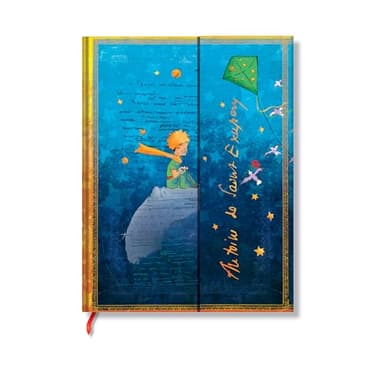 Saint-Exupéry, The Little Prince (Embellished Manuscripts Collection) Ultra Unlined Hardcover Journal (Wrap Closure)