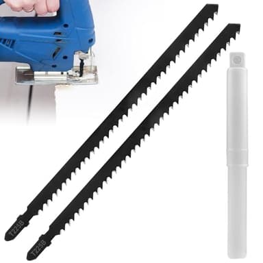 T Hojas De Sierra De Calar 250mm T225B Juego De Hoja De Sierra Cuchillas Para Sierra De Calar Para Madera Plástico y Metal Compatible Con La Mayoría De Marcas 2Pcs