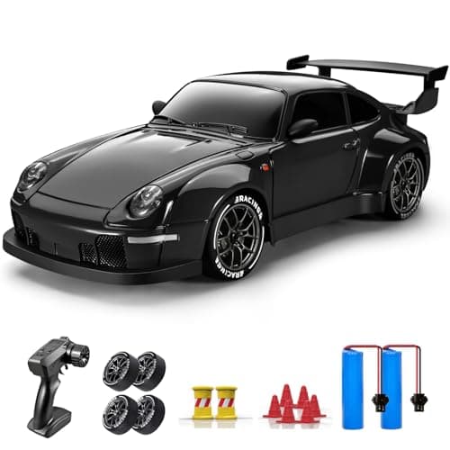 ACAMMZAR Coche Teledirigido, 1:24 20KM/H RC Drift Coche, 2.4GHz 4WD Drift RC Car,con Luces LED, 2 Pilas, Coche Teledirigido para 4 5 6 7 8 Niñas Adultos